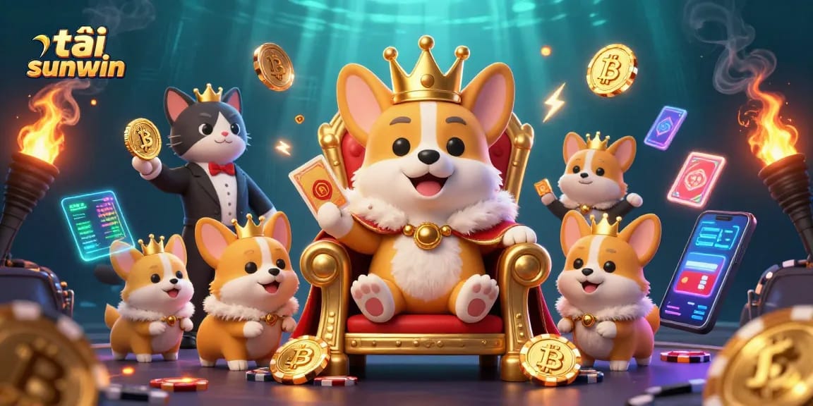 Experience excitement as you tải sunwin with vibrant 3D characters and casino-themed elements.