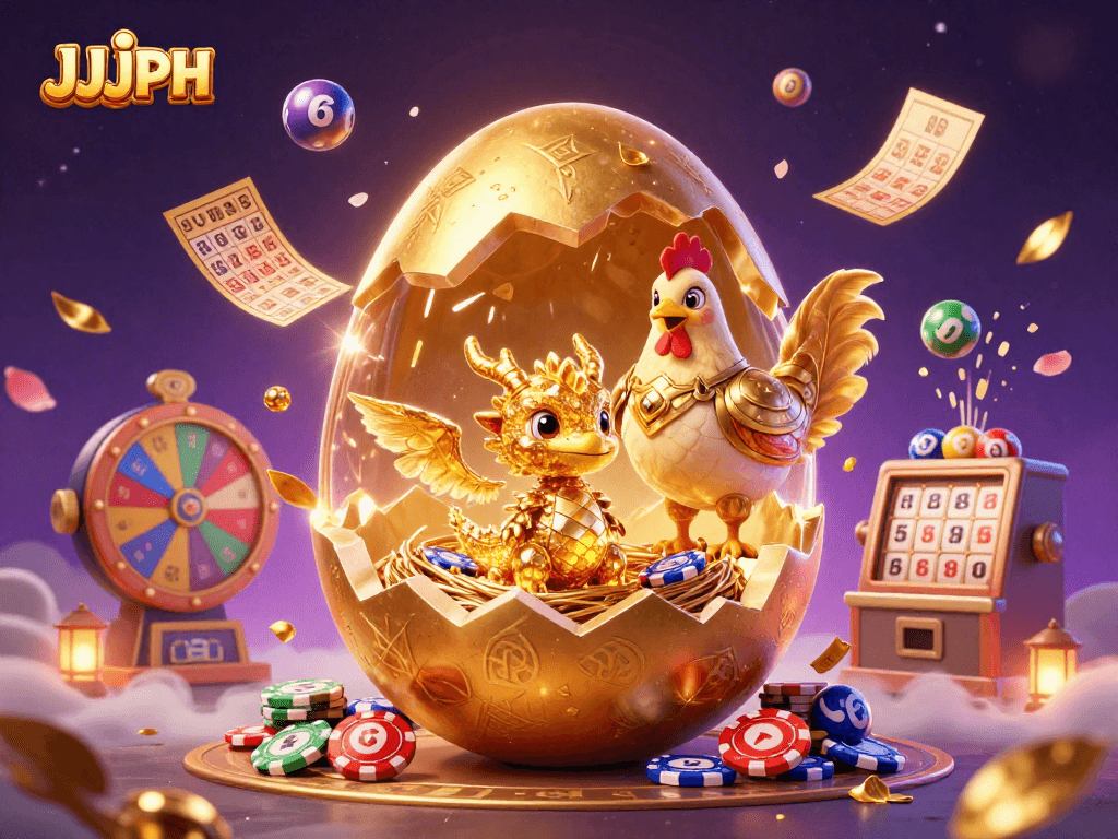 Ang JJJPH ay nag-aalok ng isang makulay at kapana-panabik na lottery experience na may dragon na gawa sa ginto.