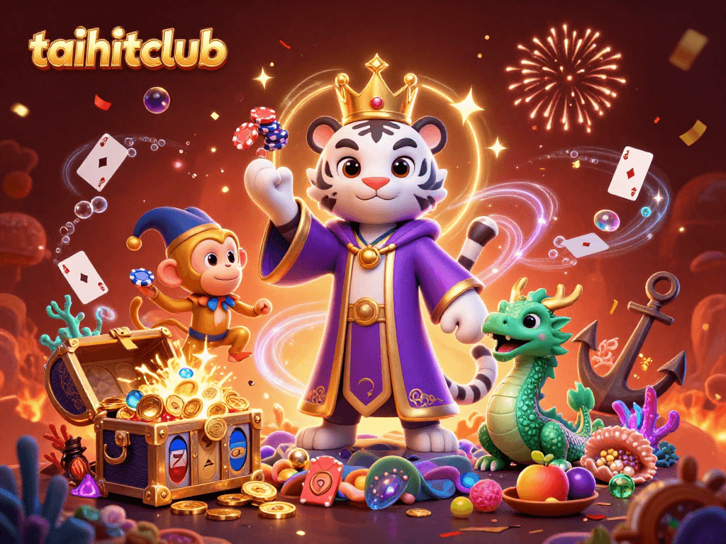 Engage with taihitclub's vibrant casino adventure featuring dynamic characters and game elements.