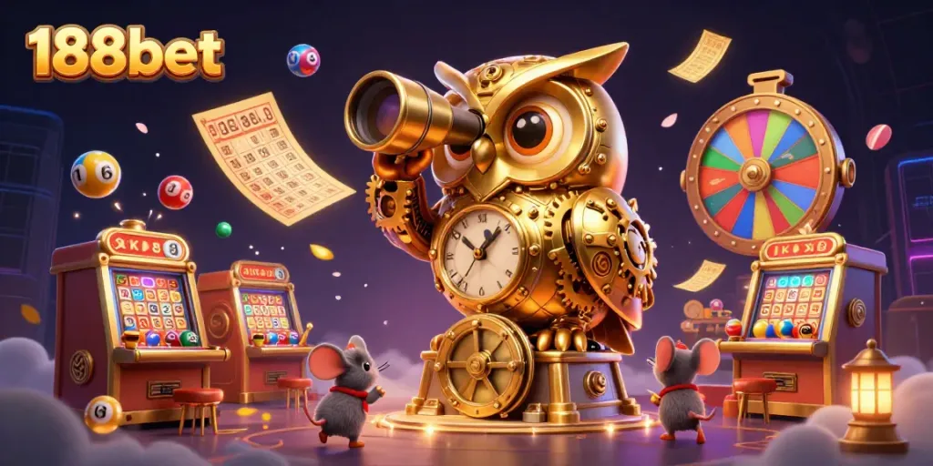 Enjoy thrilling moments at 188bet casino with an ultra-detailed illustration of lively gaming action.