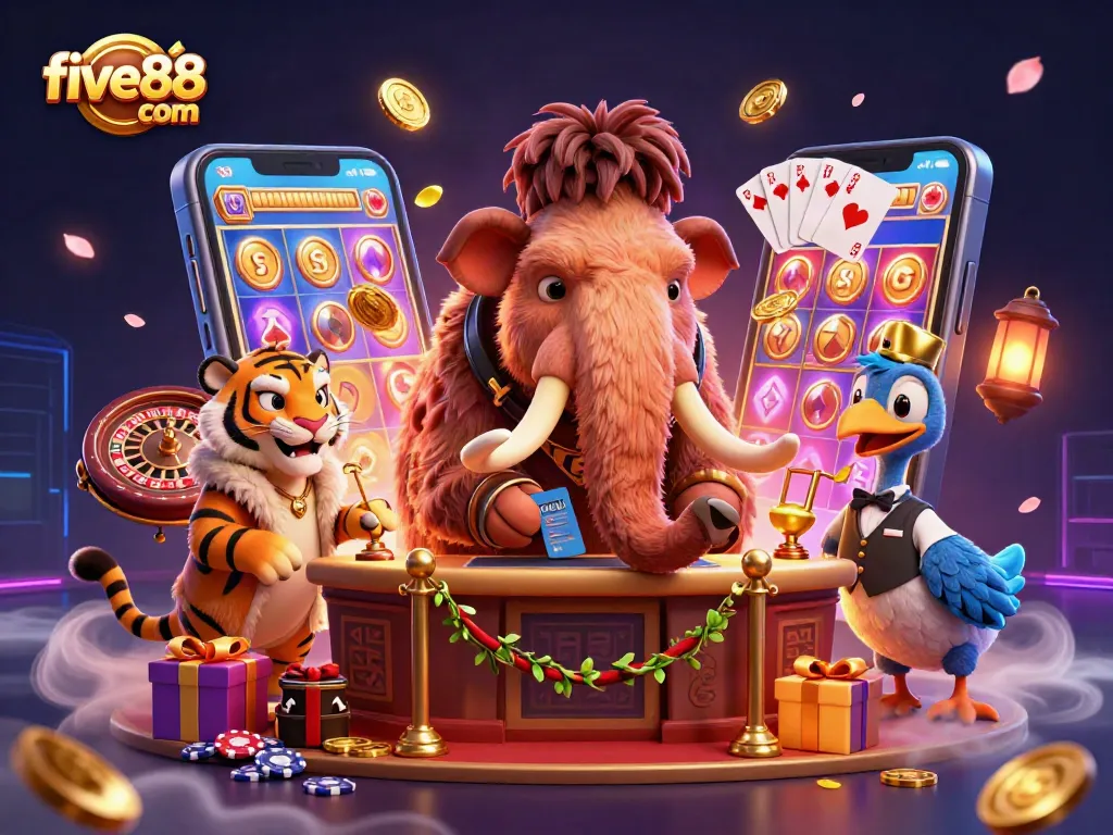 Discover the excitement of five88 com with thrilling casino games and vibrant characters in action.
