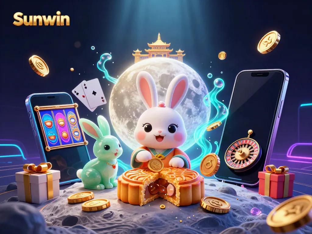 Play exciting casino games at Sunwin, featuring unique moonlit visuals with poker elements.