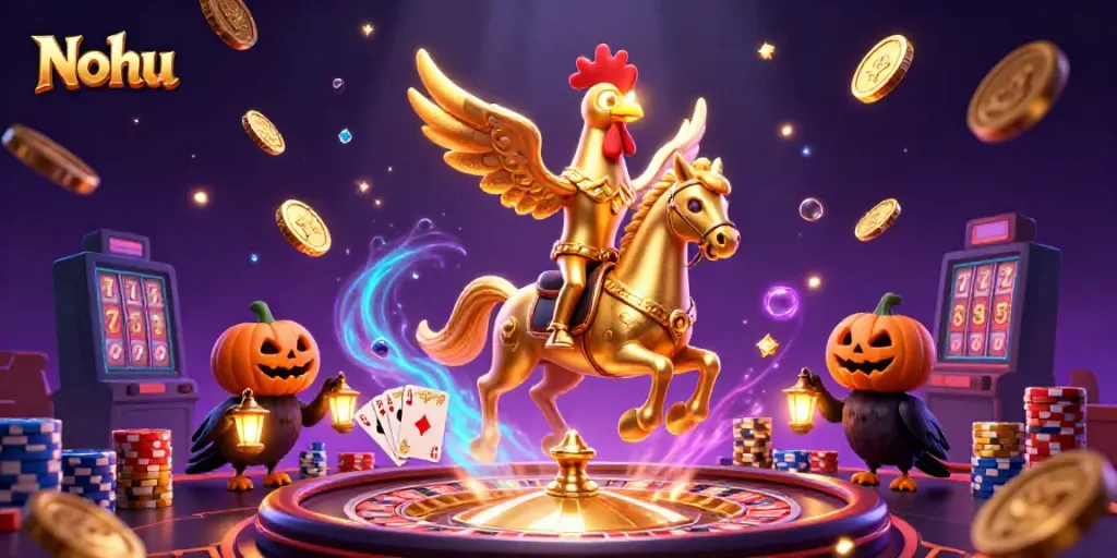 Experience the thrill of Nohu with vibrant casino elements and dynamic action.