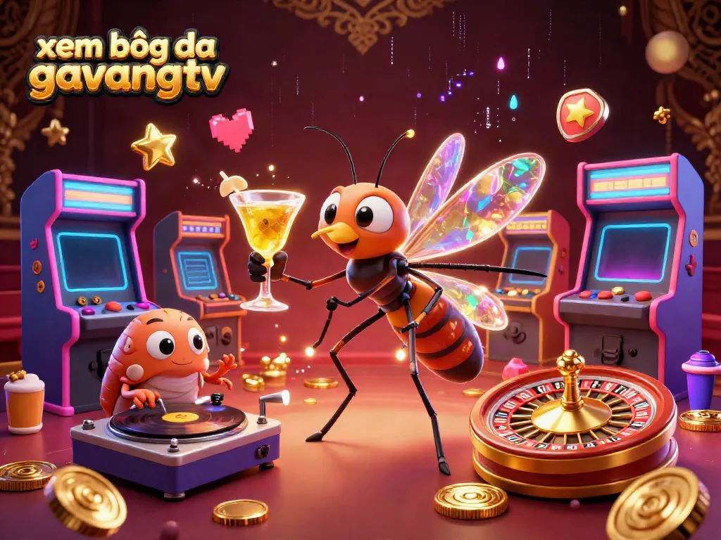 Bet live with xem bóng đá gavangtv featuring a unique casino-themed digital illustration