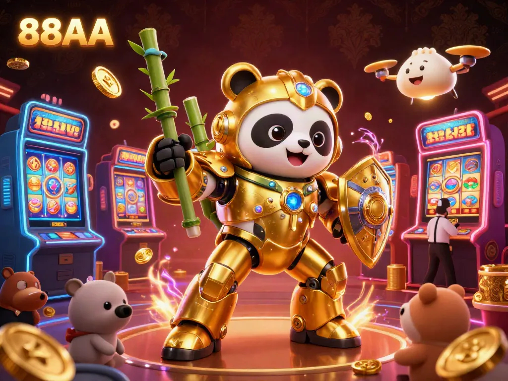 Experience thrilling gameplay at 88AA casino with colorful game elements and dynamic characters.