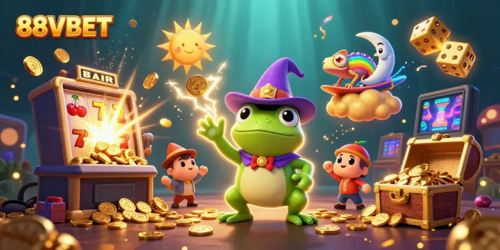 Play exciting games with 88VBET featuring vibrant characters and endless casino fun.