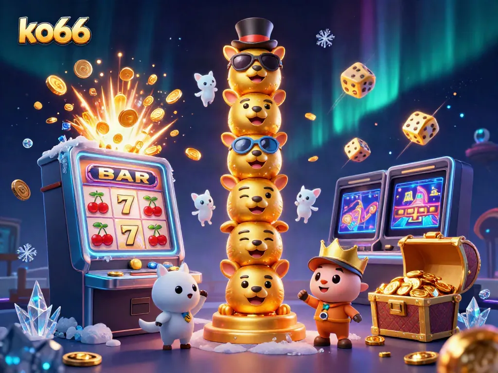 Experience thrilling wins at ko66 with vibrant 3D casino elements and dynamic characters