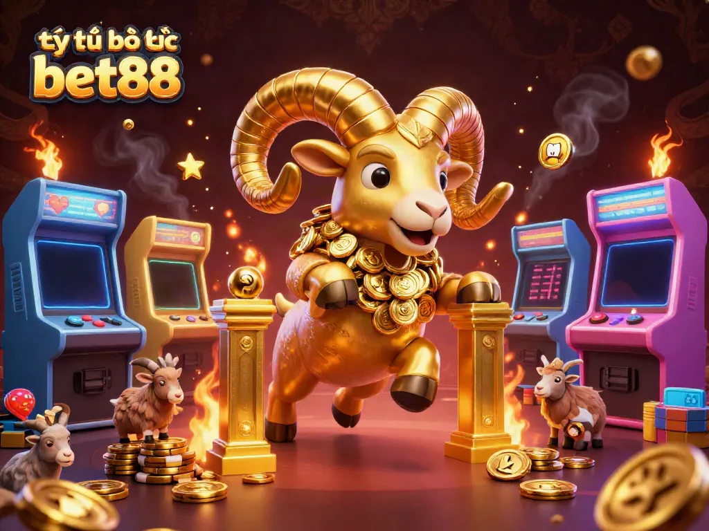 Experience thrilling sports betting with tỷ lệ bóng đá bet88 in this vibrant 3D casino scene.