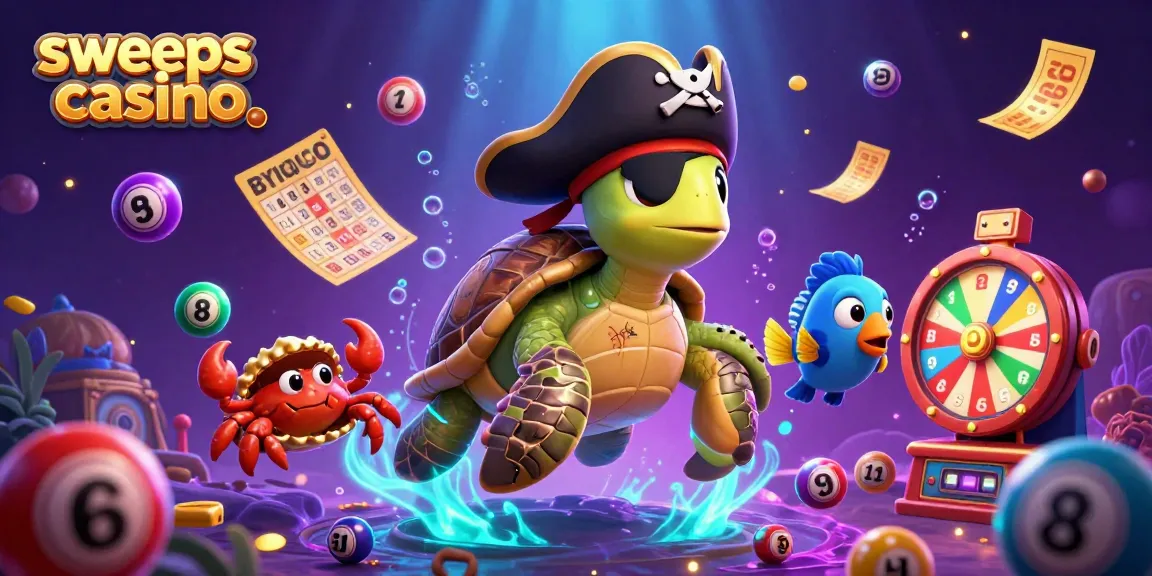 Experience the excitement of sweeps coins casino with vibrant characters and dynamic games in 3D.