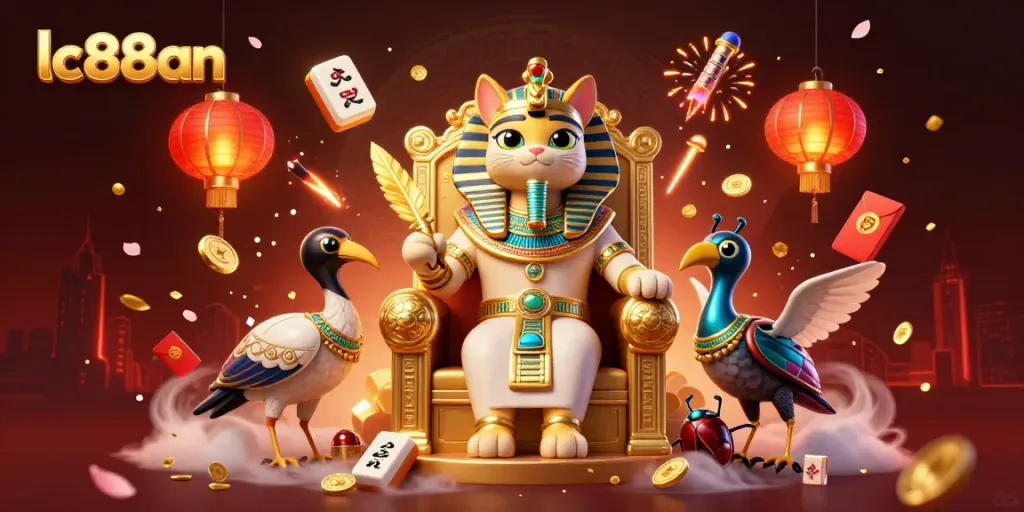 Engage with exciting treasures at lc88an through vibrant casino-themed digital art.