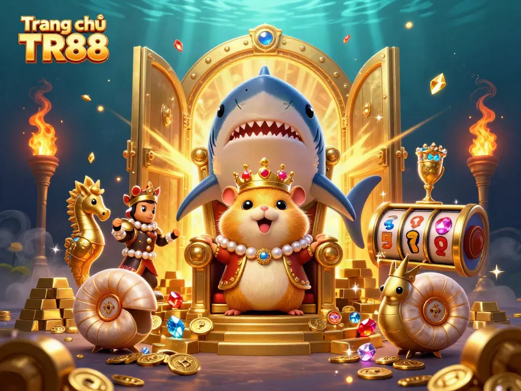 Experience exciting gameplay on Trang chủ TR88 with vibrant treasure-filled visuals.