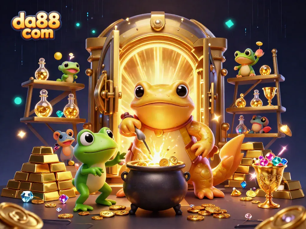 Engage with da88 com's vibrant casino world filled with gold, fortune, and exciting games.