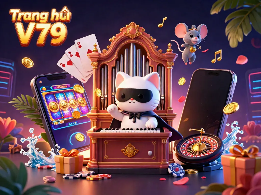 Trang chủ V79: Thưởng thức không gian casino đầy màu sắc với các nhân vật hoạt hình hấp dẫn.