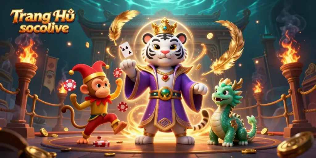 Experience the excitement of Trang Chủ socolive with captivating characters and lively casino elements.