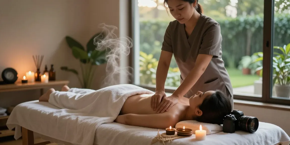 용인출장안마 therapy massage in serene spa atmosphere.