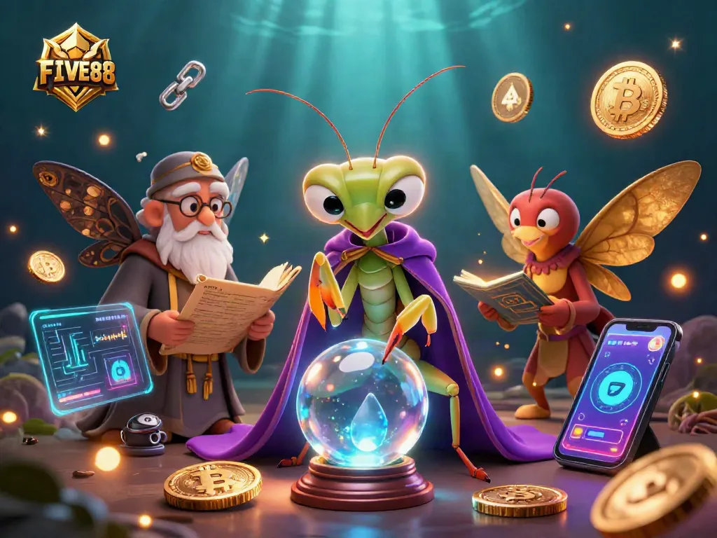 Engage with FIVE88's mystical casino realm featuring fortune tellers and digital cryptocurrencies.